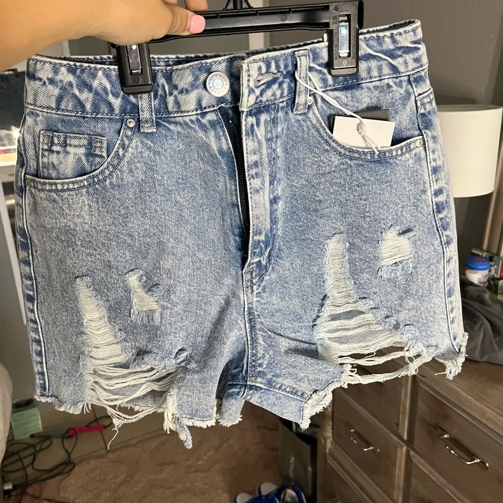 Mom jean shorts.